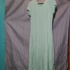 Sage maxi dress